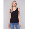 Reversible Bamboo Cami - Black Reversible Bamboo Cami - Black