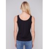Reversible Bamboo Cami - Black Reversible Bamboo Cami - Black