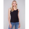 Reversible Bamboo Cami - Black Reversible Bamboo Cami - Black