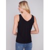 Reversible Bamboo Cami - Black Reversible Bamboo Cami - Black