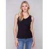 Reversible Bamboo Cami - Black Reversible Bamboo Cami - Black