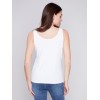 Reversible Bamboo Cami - White Reversible Bamboo Cami - White