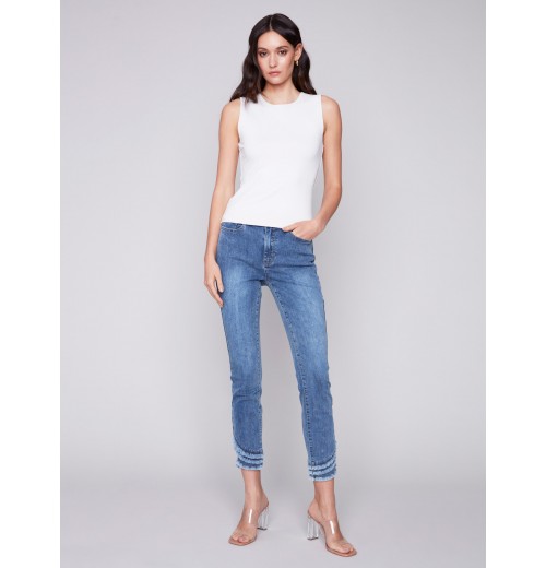Sleeveless Super Stretch Top - Natural Sleeveless Super Stretch Top - Natural