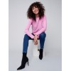 Knit Sweater with Back Lace-up Detail - Orchid Knit Sweater with Back Lace-up Detail - Orchid
