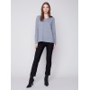 Basic V-Neck Sweater - Gray Basic V-Neck Sweater - Gray