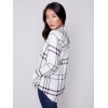Soft Plaid Button-Down Shirt - Ecru Soft Plaid Button-Down Shirt - Ecru