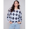 Diamond Crochet Top - Navy Diamond Crochet Top - Navy