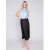 Long Satin Skirt - Black Long Satin Skirt - Black