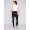 Twill Pull-On Pants - Black Twill Pull-On Pants - Black