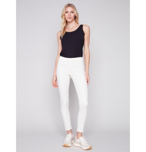 Twill Pull-On Pants - Natural Twill Pull-On Pants - Natural