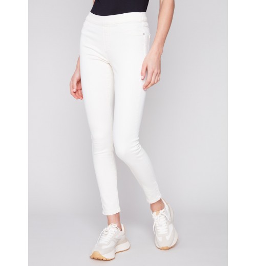 Twill Pull-On Pants - Natural Twill Pull-On Pants - Natural