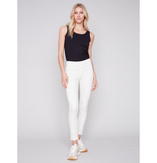 Twill Pull-On Pants - Natural Twill Pull-On Pants - Natural