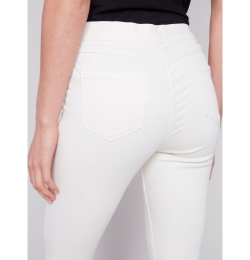 Twill Pull-On Pants - Natural Twill Pull-On Pants - Natural