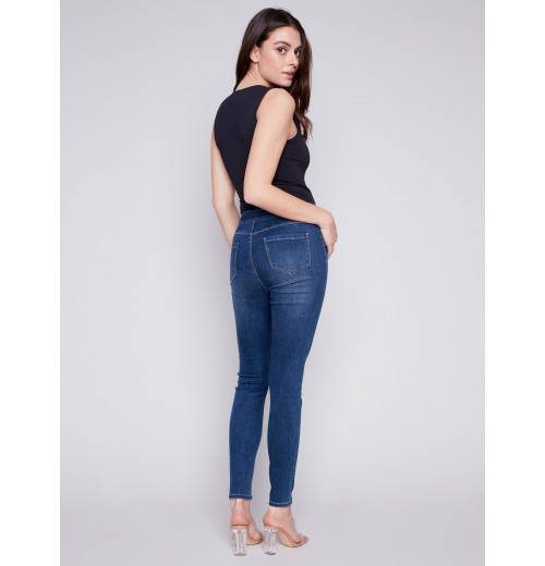 Denim Pull-On Pants - Indigo Denim Pull-On Pants - Indigo