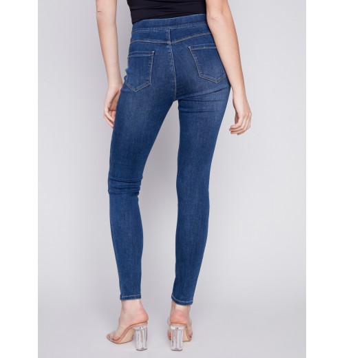 Denim Pull-On Pants - Indigo Denim Pull-On Pants - Indigo