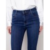 Jeans with Side Zipper - Indigo Jeans with Side Zipper - Indigo