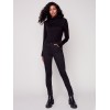 Twill Pants with Side Zipper - Black Twill Pants with Side Zipper - Black