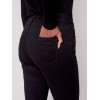 Twill Pants with Side Zipper - Black Twill Pants with Side Zipper - Black