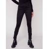 Twill Pants with Side Zipper - Black Twill Pants with Side Zipper - Black