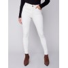 Twill Pants with Side Zipper - Natural Twill Pants with Side Zipper - Natural