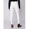 Twill Pants with Side Zipper - Natural Twill Pants with Side Zipper - Natural