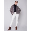 Twill Pants with Side Zipper - Natural Twill Pants with Side Zipper - Natural