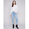 Frayed Hem Denim Pants - Light Blue Frayed Hem Denim Pants - Light Blue