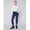 Long-Sleeved Top with Foil Print Detail - Cream Long-Sleeved Top with Foil Print Detail - Cream