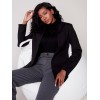 Houndstooth Flare Ponte Pants - Charcoal Houndstooth Flare Ponte Pants - Charcoal