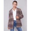 Tailored Plaid Blazer - Truffle Tailored Plaid Blazer - Truffle
