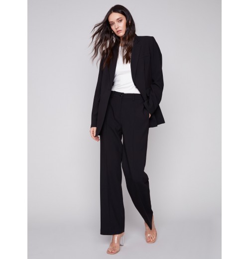 Straight Leg Pants - Black Straight Leg Pants - Black