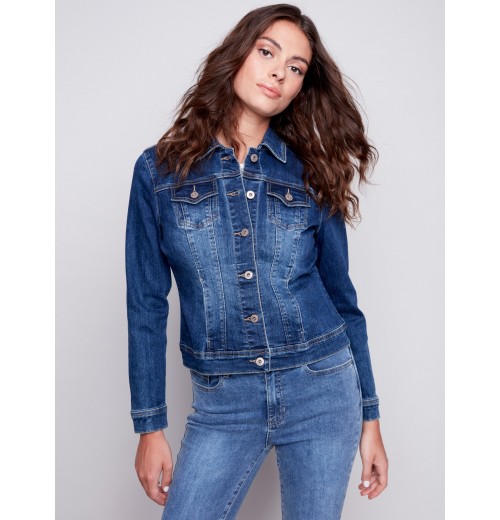 Stretch Denim Jacket - Indigo Stretch Denim Jacket - Indigo