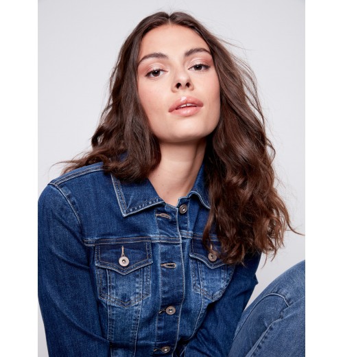 Stretch Denim Jacket - Indigo Stretch Denim Jacket - Indigo