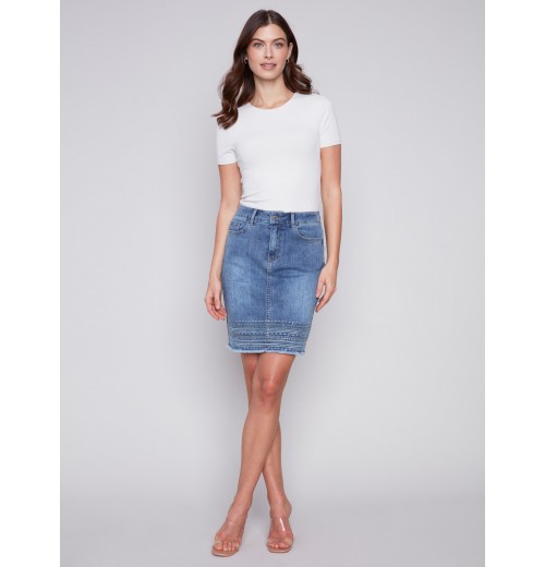Short-Sleeved Super Stretch Top - Natural Short-Sleeved Super Stretch Top - Natural