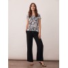 Wide Leg Pants with Drawstring - Black Wide Leg Pants with Drawstring - Black