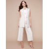 Tailored Blazer Vest - Beige Tailored Blazer Vest - Beige