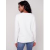 Basic V-Neck Sweater - Ecru Basic V-Neck Sweater - Ecru