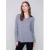 Basic V-Neck Sweater - Gray Basic V-Neck Sweater - Gray