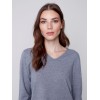 Basic V-Neck Sweater - Gray Basic V-Neck Sweater - Gray