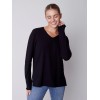 Basic V-Neck Sweater - Black Basic V-Neck Sweater - Black