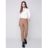 Bengaline Pull-on Pants with Cuff - Truffle Bengaline Pull-on Pants with Cuff - Truffle