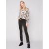 Bootcut Corduroy Pants with Asymmetrical Fringed Hem - Spruce Bootcut Corduroy Pants with Asymmetrical Fringed Hem - Spruce
