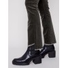 Bootcut Corduroy Pants with Asymmetrical Fringed Hem - Spruce Bootcut Corduroy Pants with Asymmetrical Fringed Hem - Spruce
