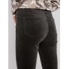 Bootcut Corduroy Pants with Asymmetrical Fringed Hem - Spruce Bootcut Corduroy Pants with Asymmetrical Fringed Hem - Spruce