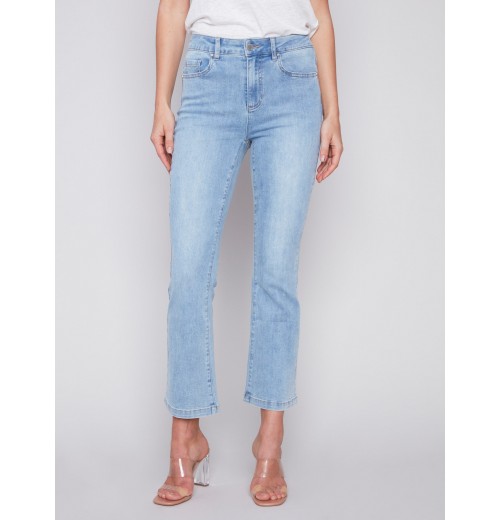 Bootcut Stretch Denim Pants - Light Blue Bootcut Stretch Denim Pants - Light Blue