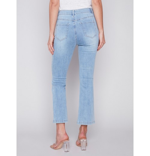 Bootcut Stretch Denim Pants - Light Blue Bootcut Stretch Denim Pants - Light Blue