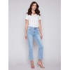 Bootcut Stretch Denim Pants - Light Blue Bootcut Stretch Denim Pants - Light Blue