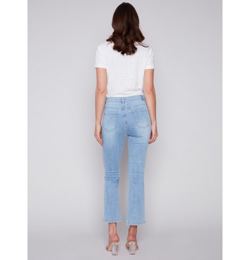 Bootcut Stretch Denim Pants - Light Blue Bootcut Stretch Denim Pants - Light Blue