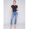 Bootcut Stretch Denim Pants - Medium Blue Bootcut Stretch Denim Pants - Medium Blue