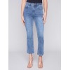 Bootcut Stretch Denim Pants - Medium Blue Bootcut Stretch Denim Pants - Medium Blue